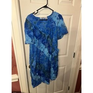 Sante Classics Women's Blue Gown Size Medium